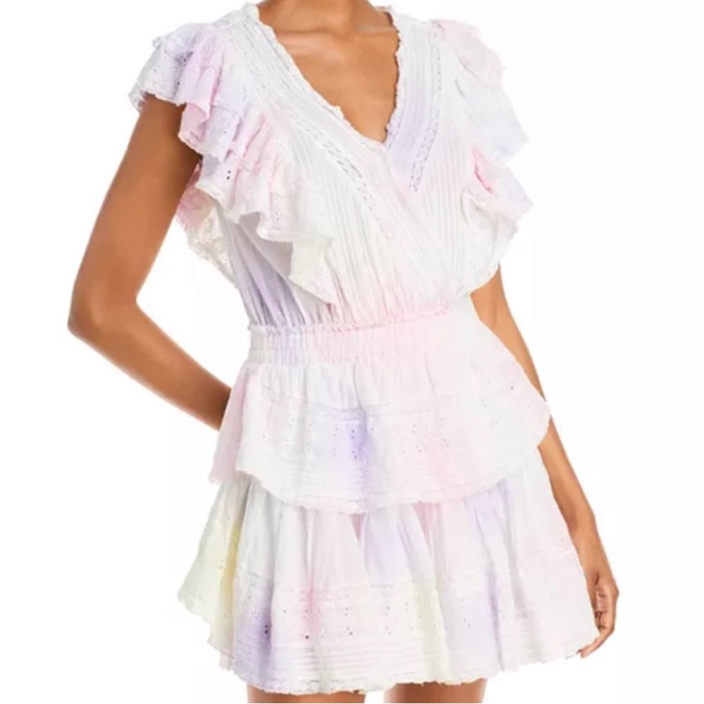 LoveShackFancy Gwen Mini Dress Multicolor Size Small